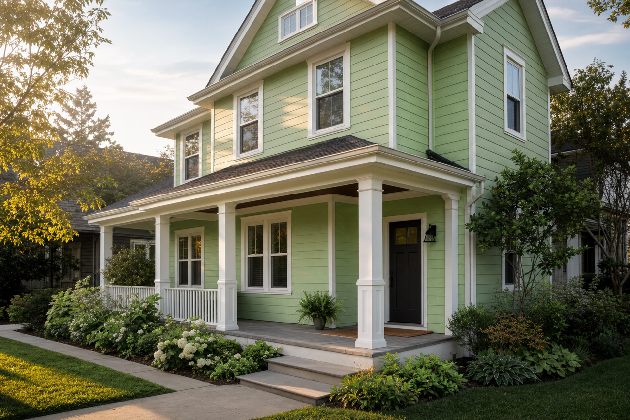 Greenscape by Valspar on exterior