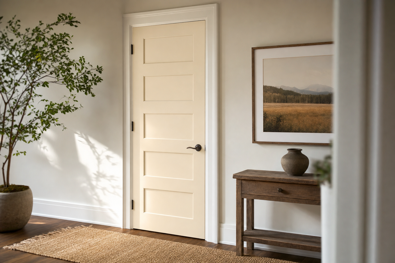 Asiago by Valspar on interior-doors
