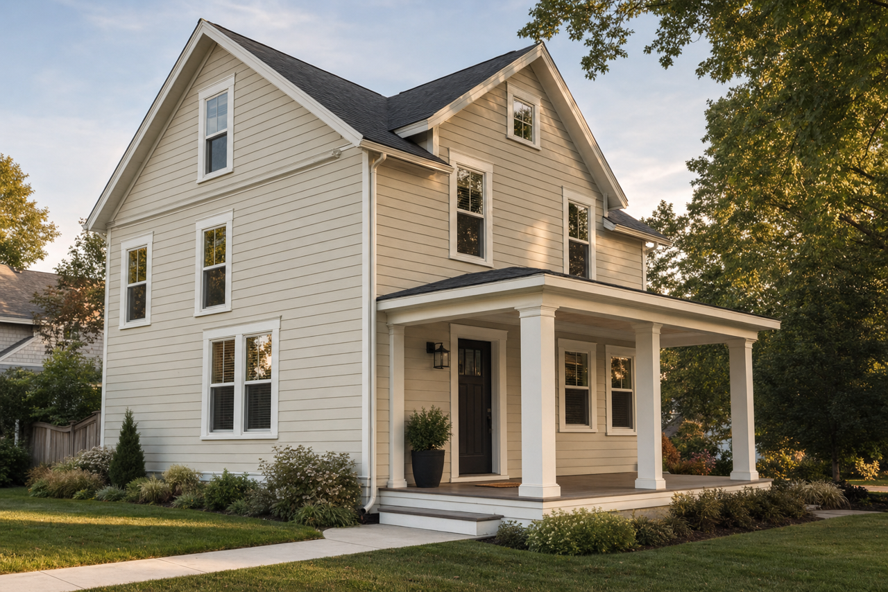 Villa Grey by Valspar on exterior