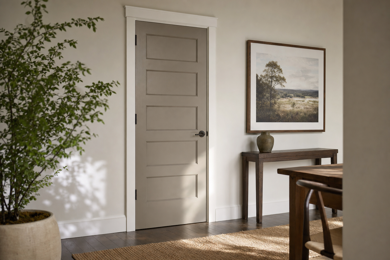 Seine by Valspar on interior-doors