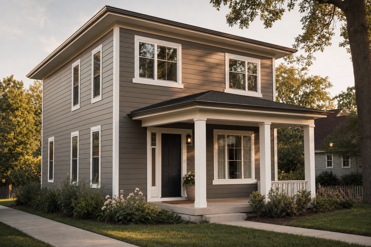 Italian Leather by Valspar on exterior