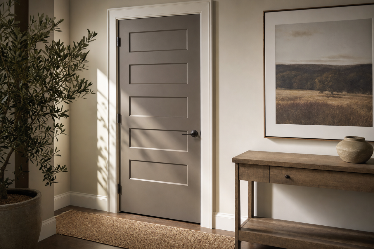 Italian Leather by Valspar on interior-doors
