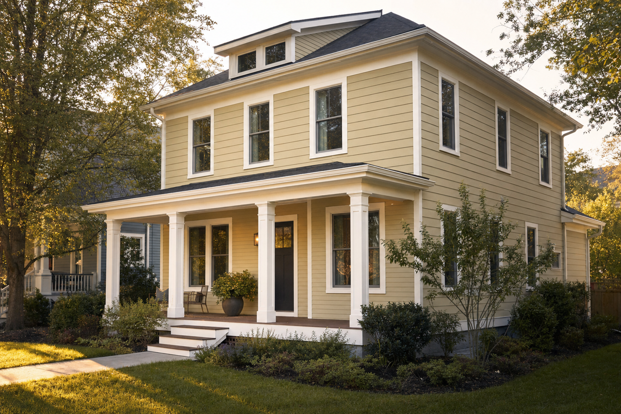 Oakmoss by Valspar on exterior