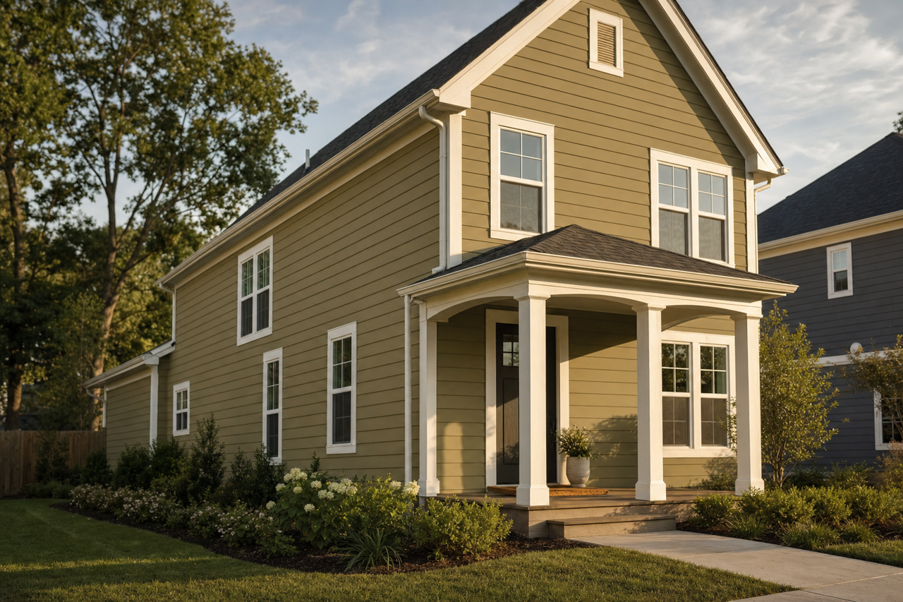 Summer's End by Valspar on exterior