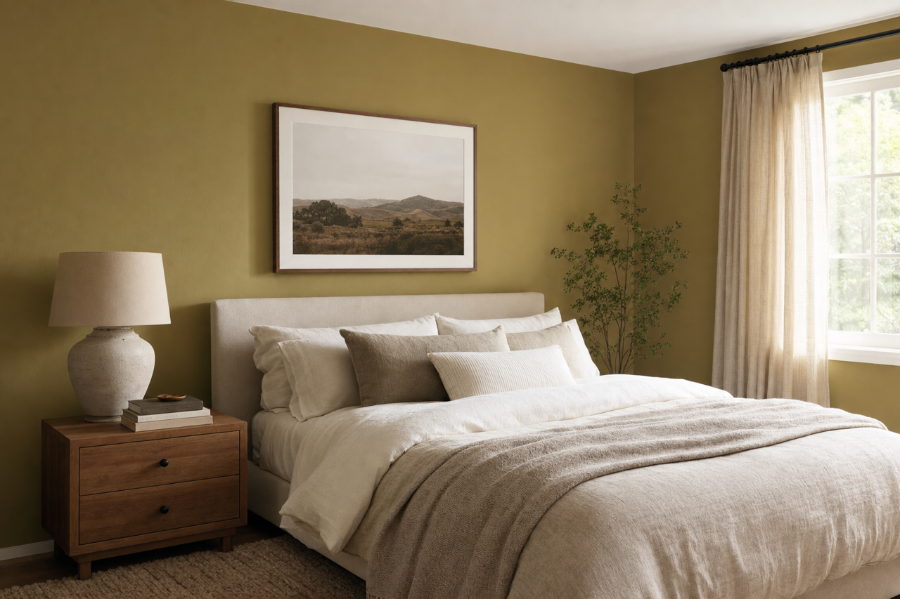 Summer's End by Valspar on interiors