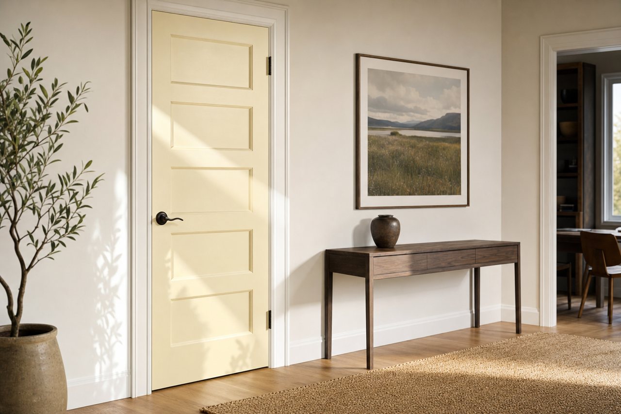 Feathered Fern by Valspar on interior-doors