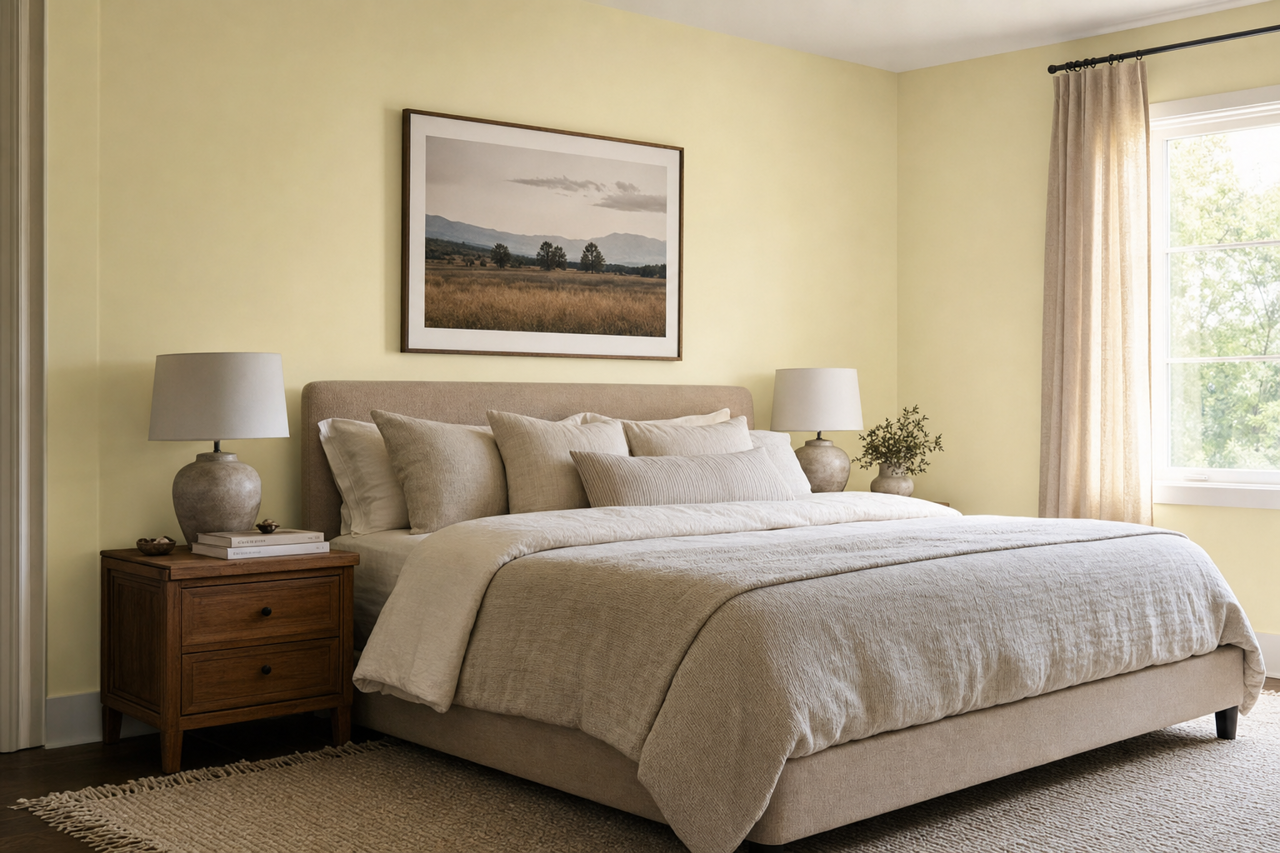 Feathered Fern by Valspar on interiors