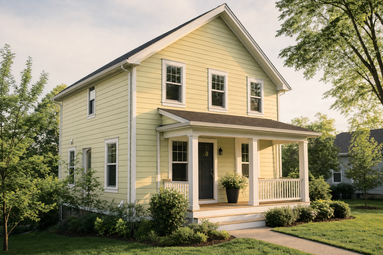 Herb Cornucopia by Valspar on exterior