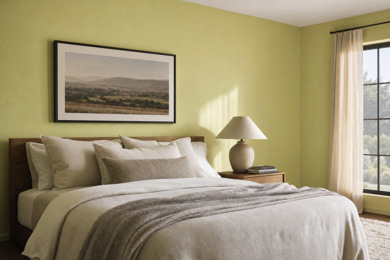 Jalapeno Jelly by Valspar on interiors