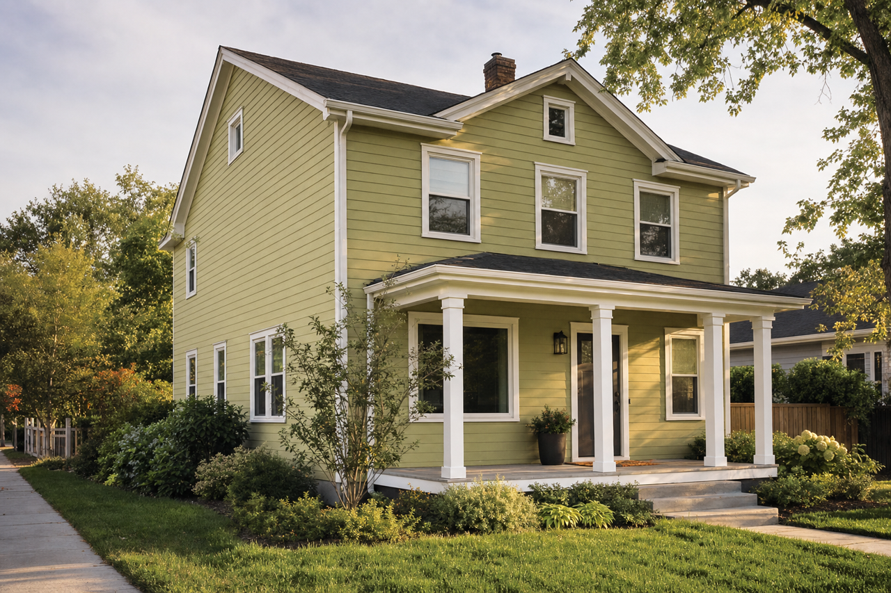 Organic Garden by Valspar on exterior