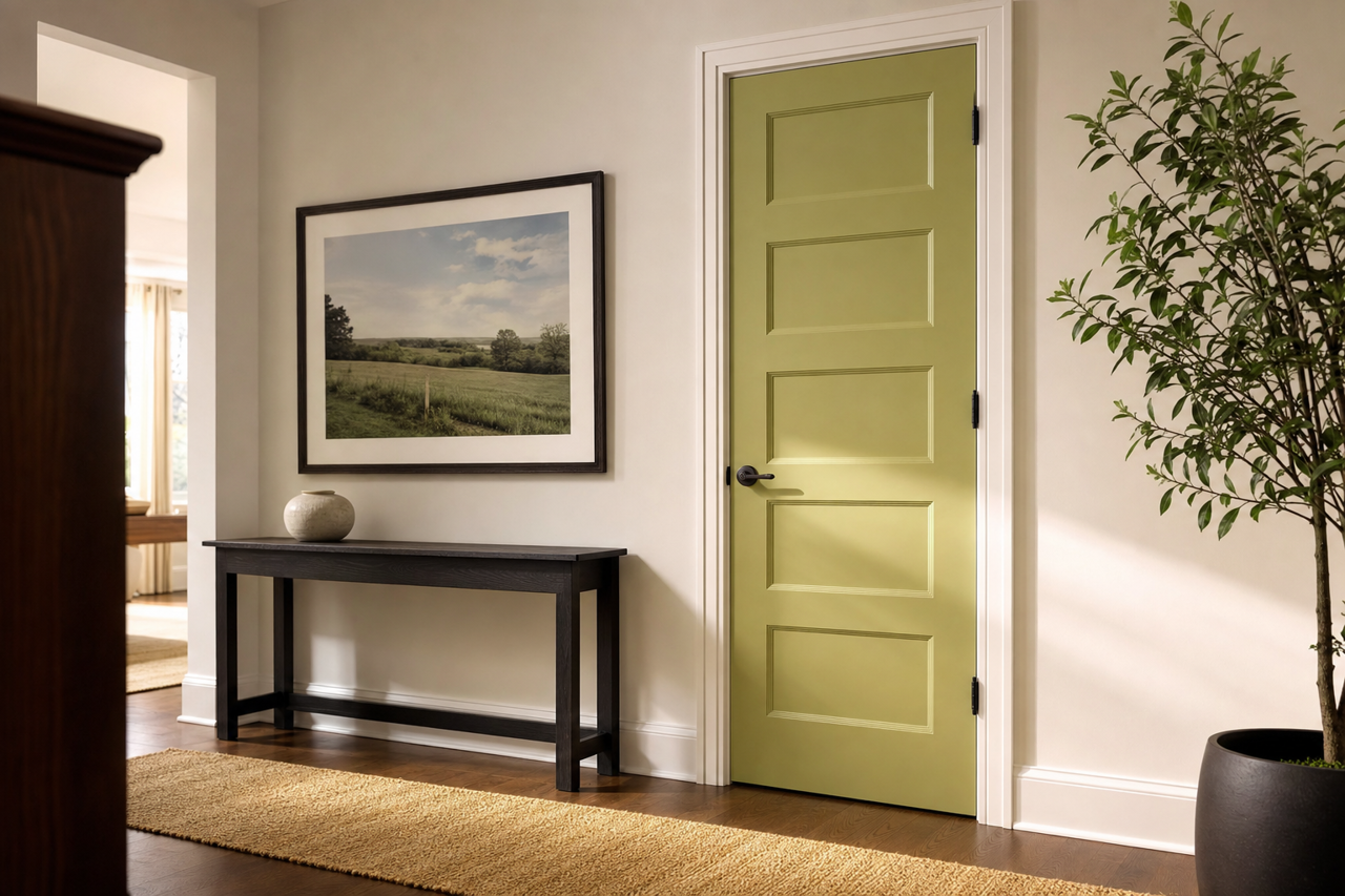 Organic Garden by Valspar on interior-doors