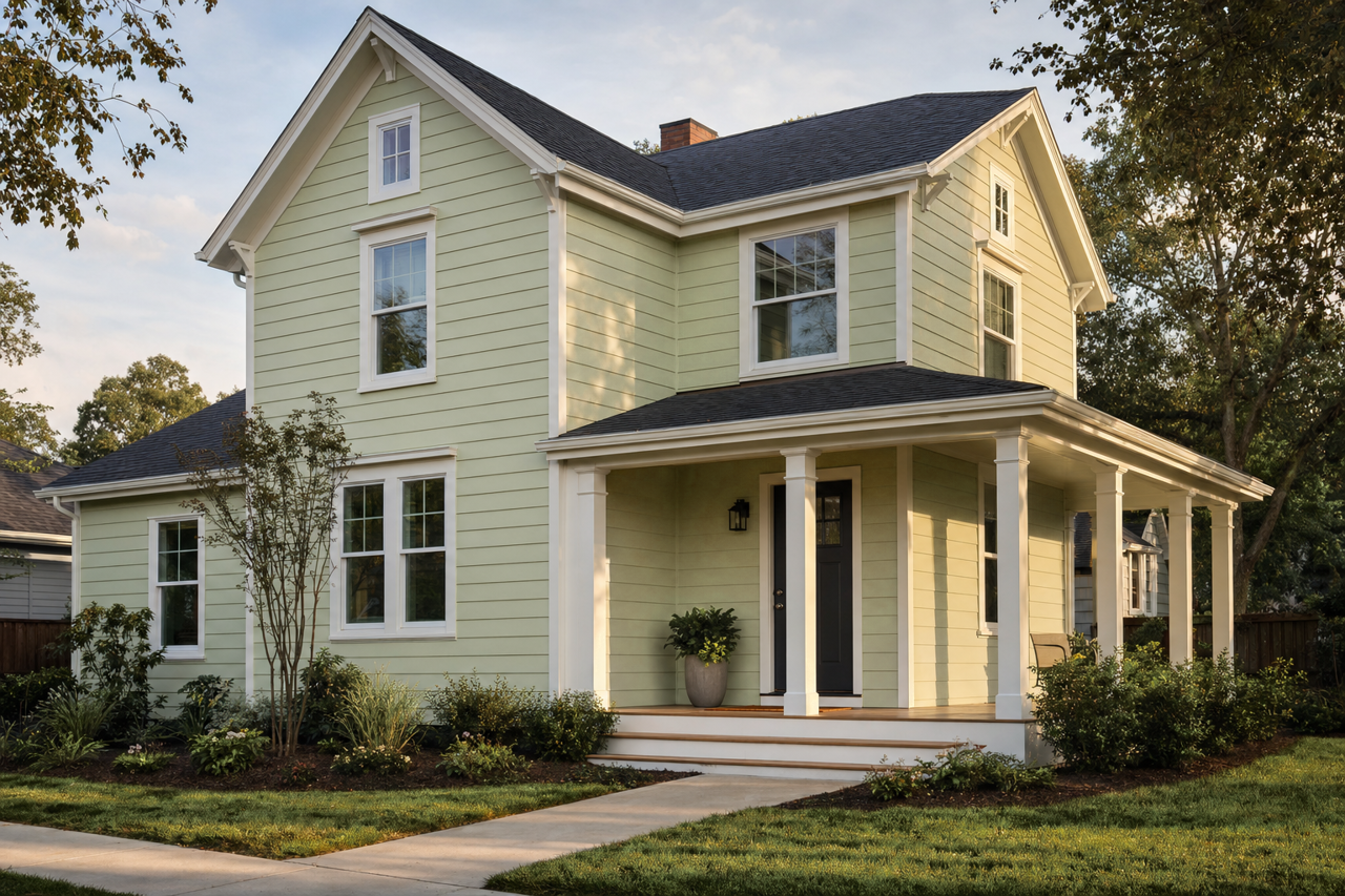 Meadow Wind by Valspar on exterior