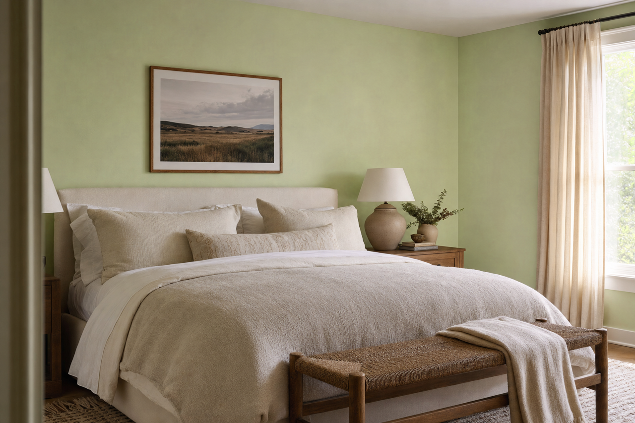 Meadow Wind by Valspar on interiors