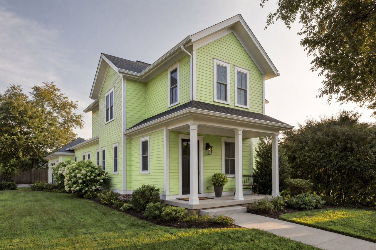 Afternoon Delight by Valspar on exterior