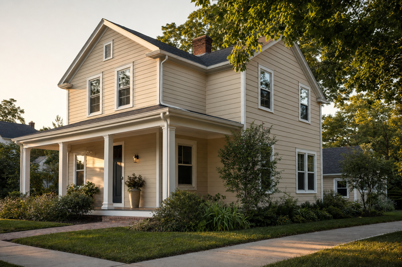 Oatbran by Valspar on exterior