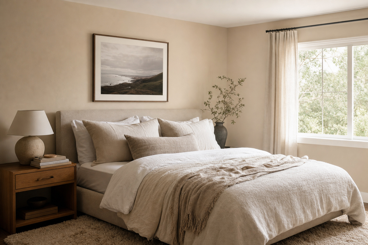 Oatbran by Valspar on interiors