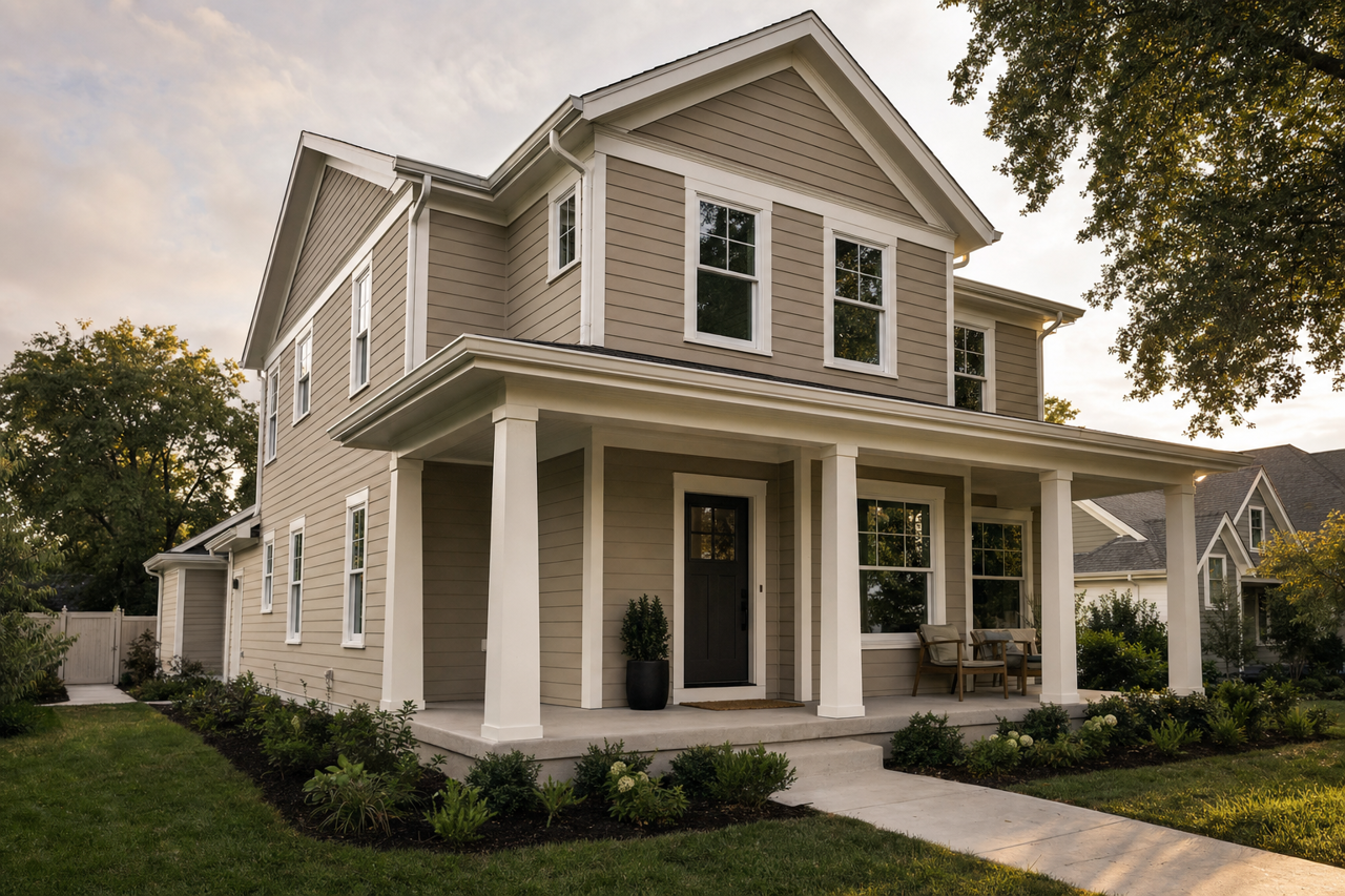 Stone Manor by Valspar on exterior
