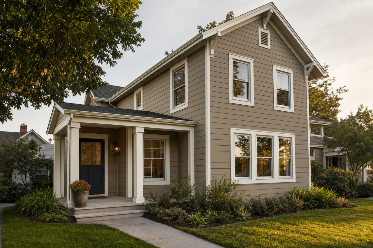 Safari Beige by Valspar on exterior
