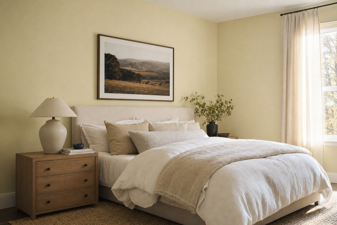 Lunar Tide by Valspar on interiors