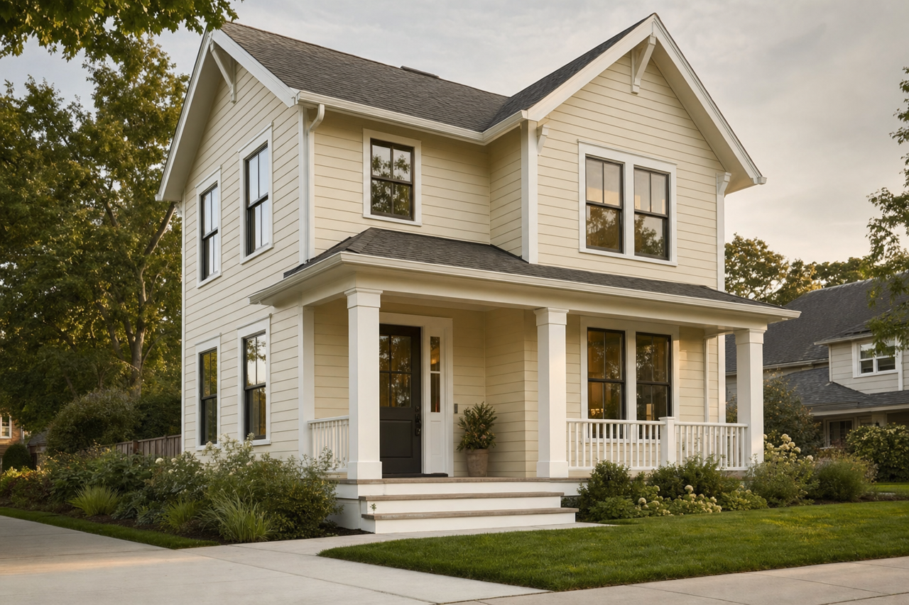 Tempered Sage by Valspar on exterior