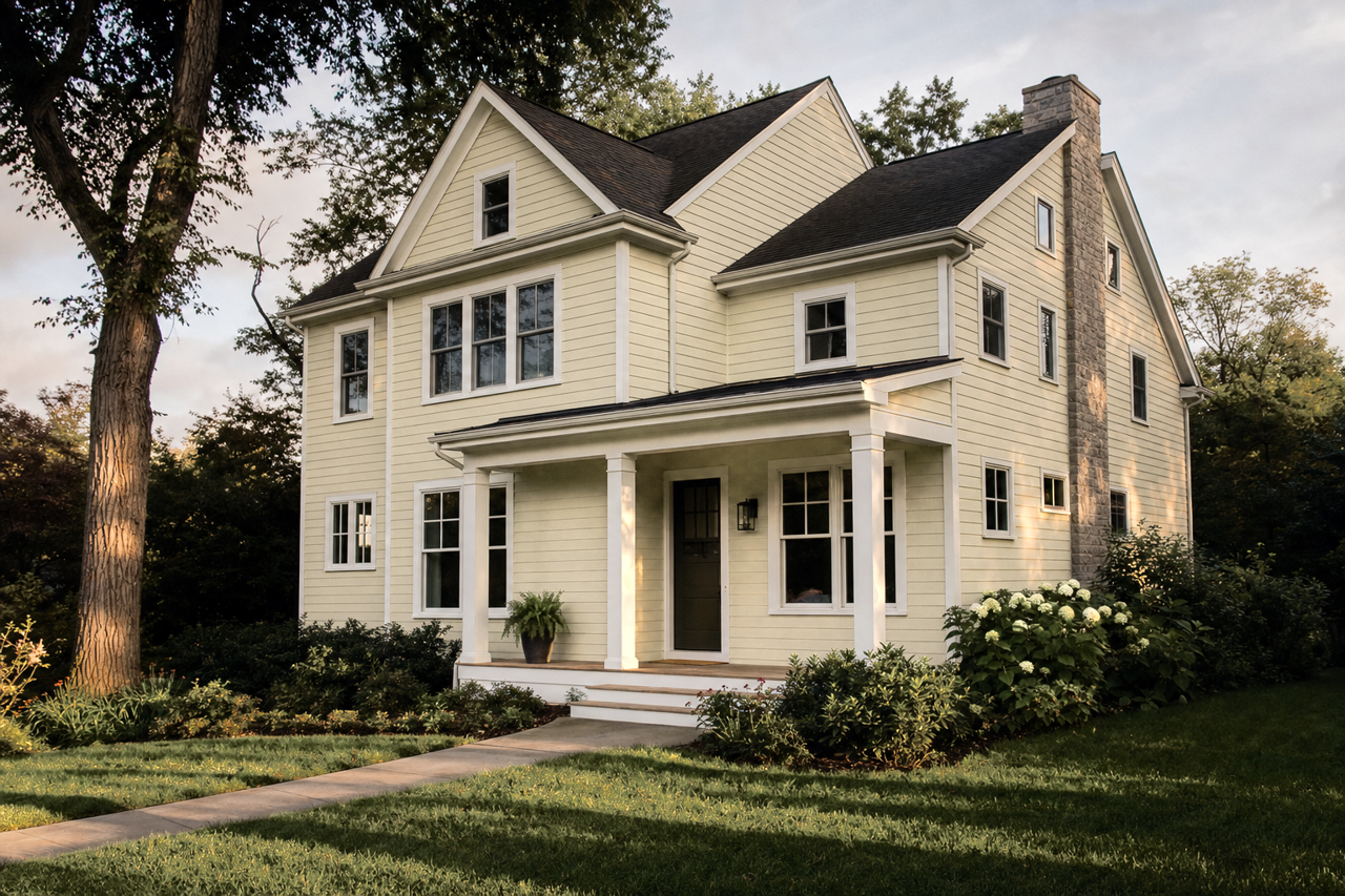 Parlour Sage by Valspar on exterior