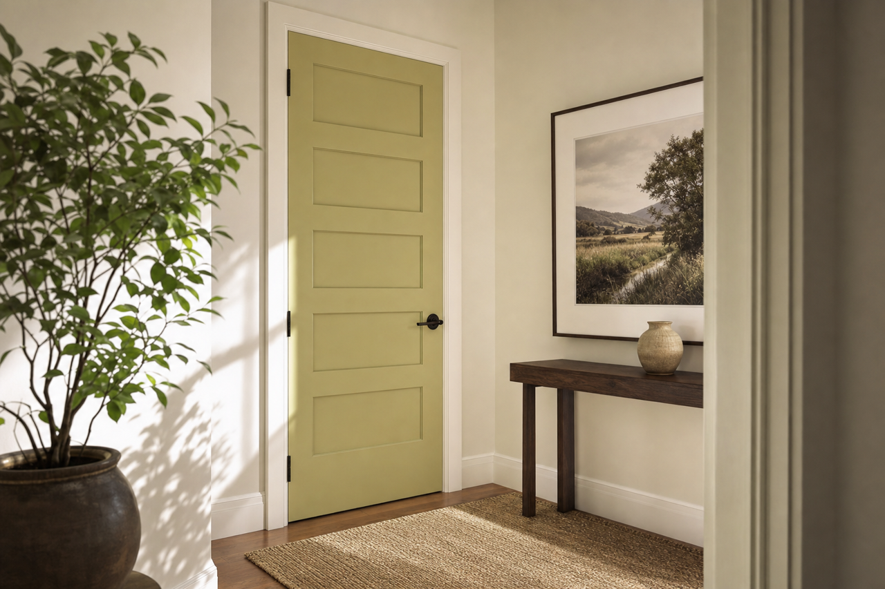 Throw Rug by Valspar on interior-doors