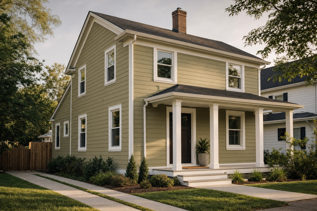Olivita by Valspar on exterior