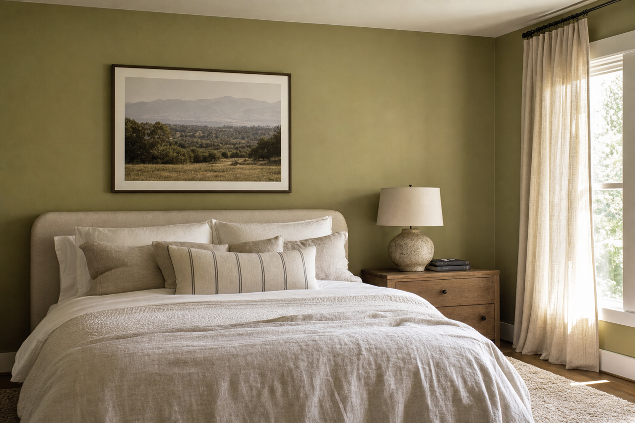 Olivita by Valspar on interiors