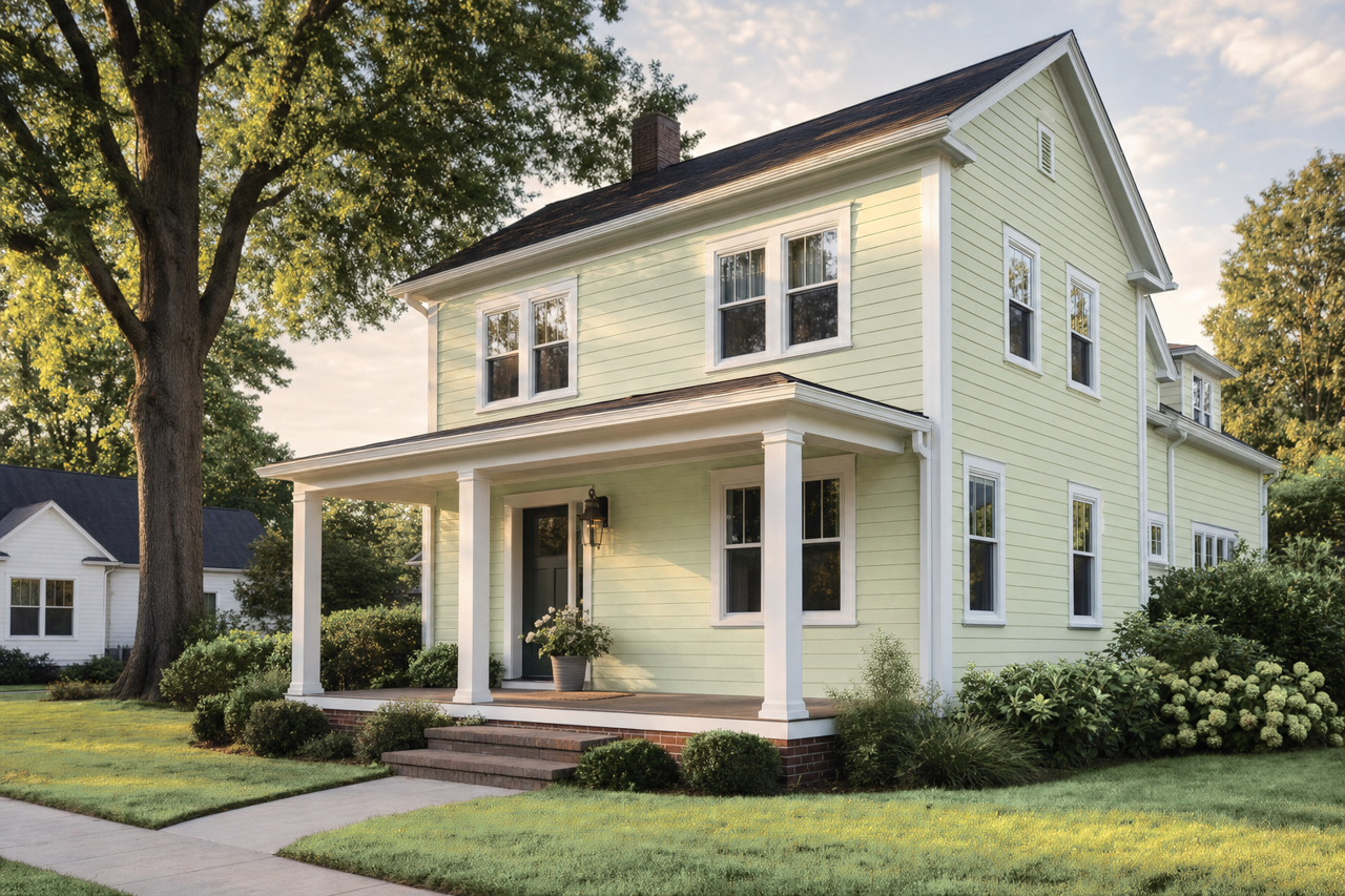 Limish by Valspar on exterior