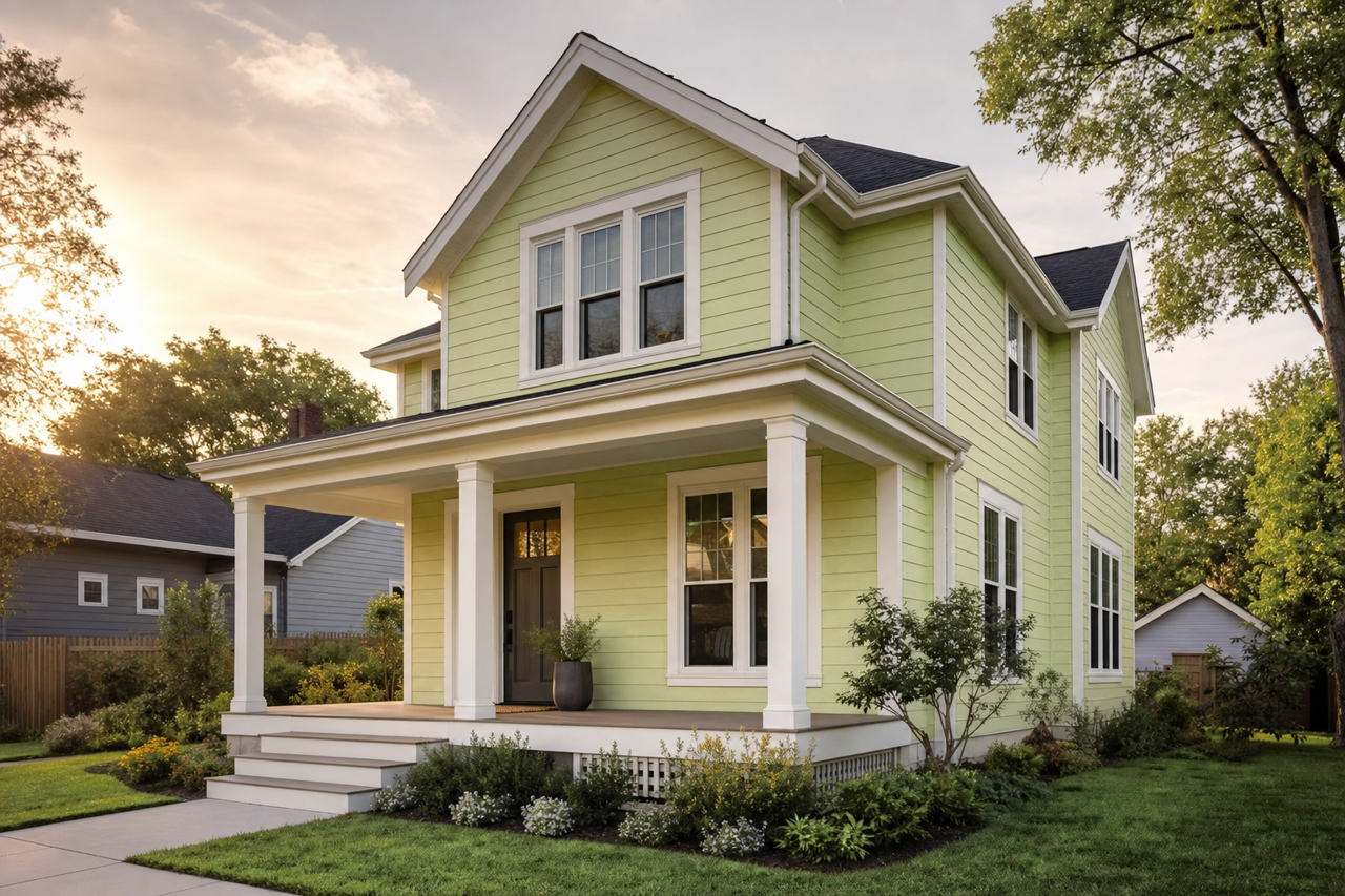 Spring Meadow by Valspar on exterior