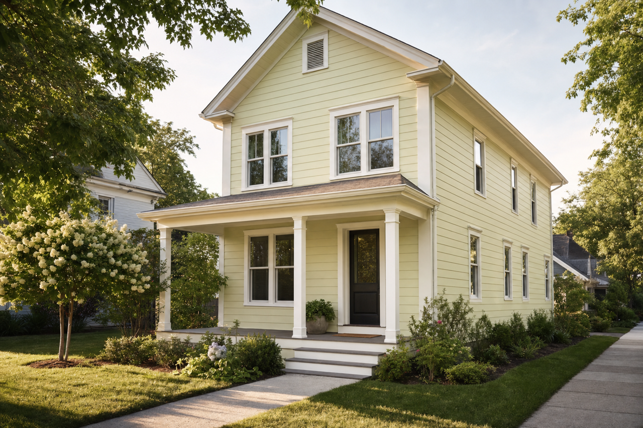Apple Slice by Valspar on exterior