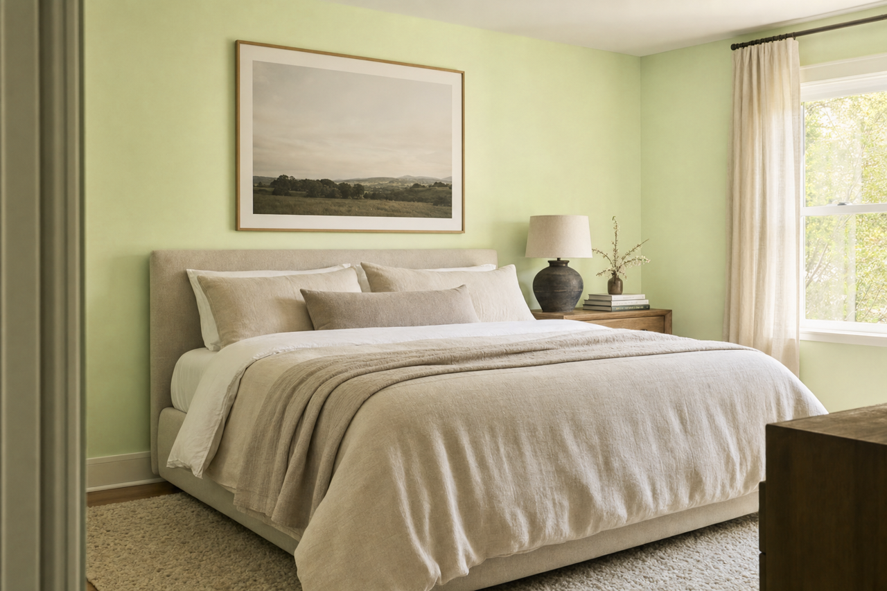 Spring Glow by Valspar on interiors