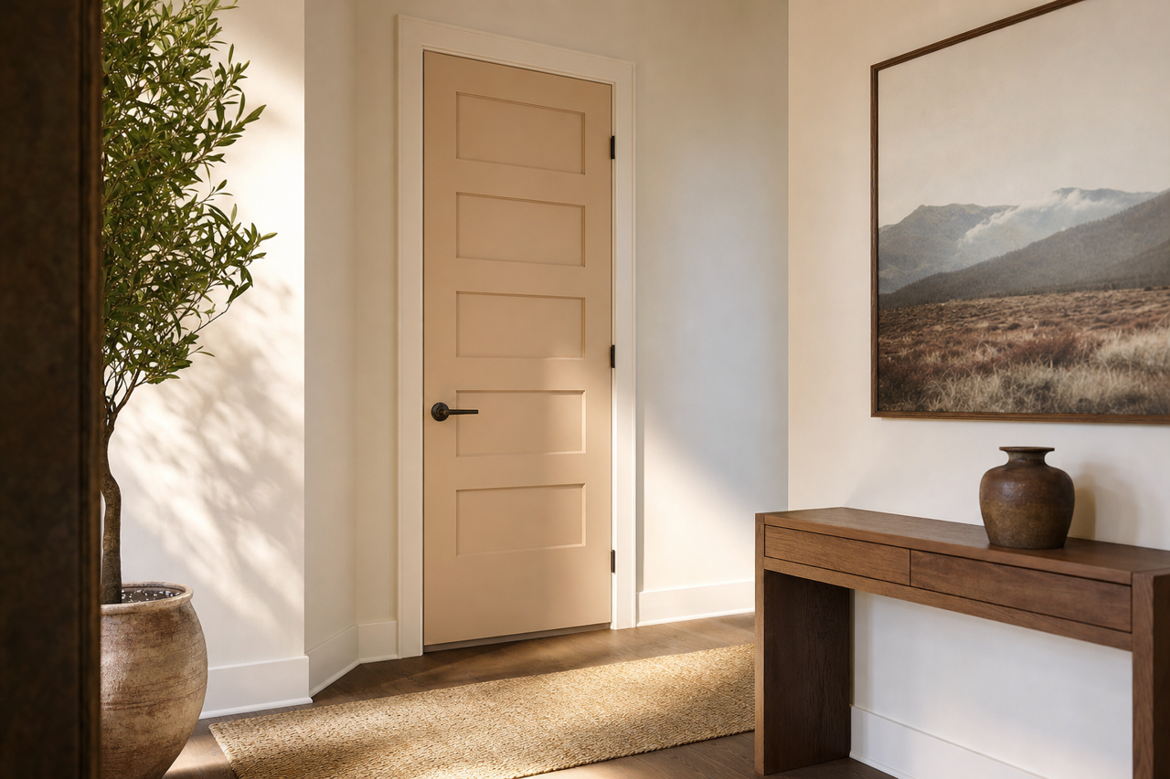 Oregon Coast by Valspar on interior-doors