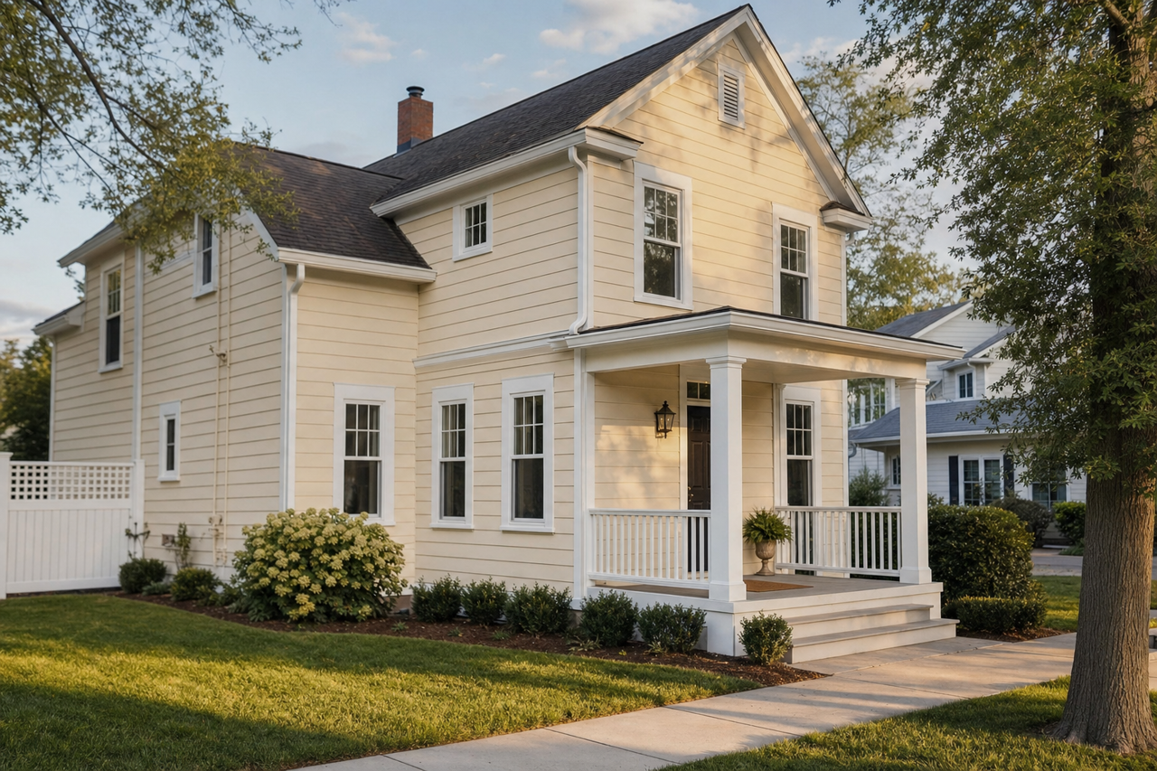 Fennel Splash by Valspar on exterior