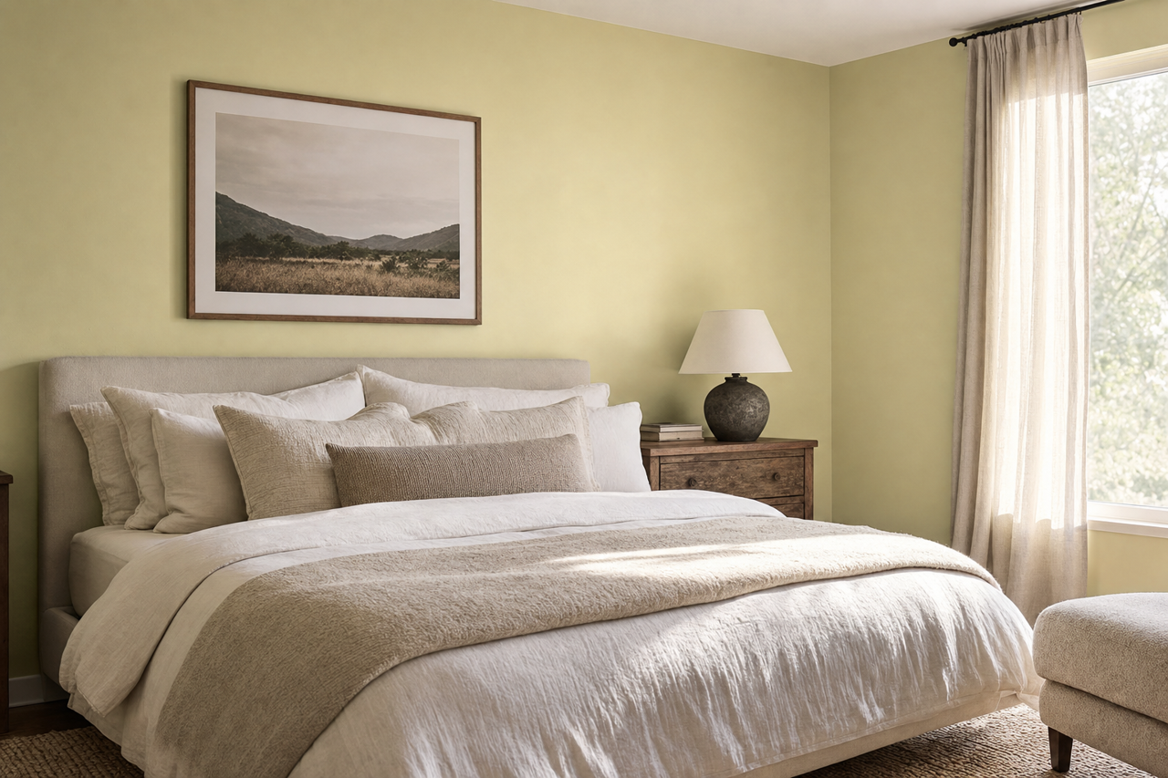 Withered Moss by Valspar on interiors