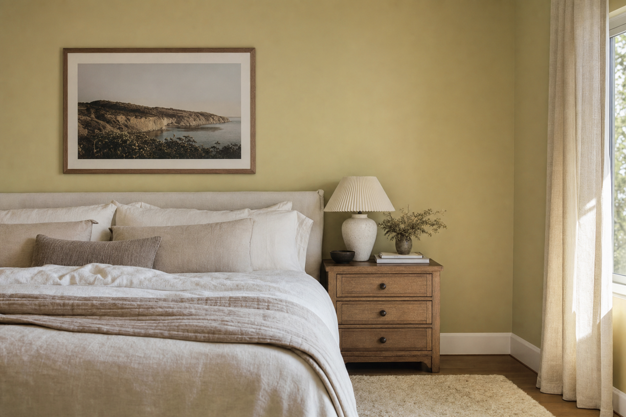 Gold Infusion by Valspar on interiors