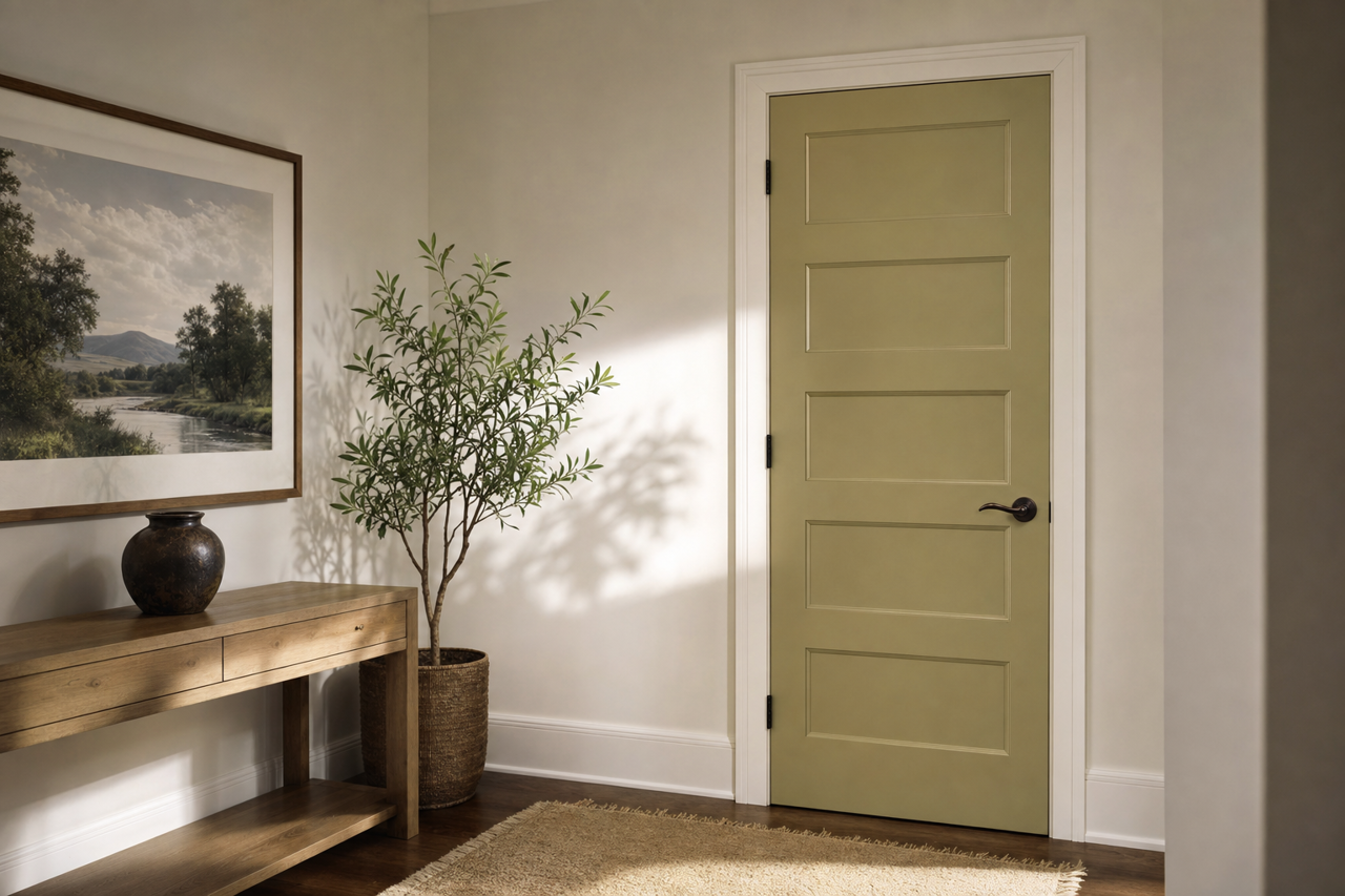 Rolling Prairie by Valspar on interior-doors