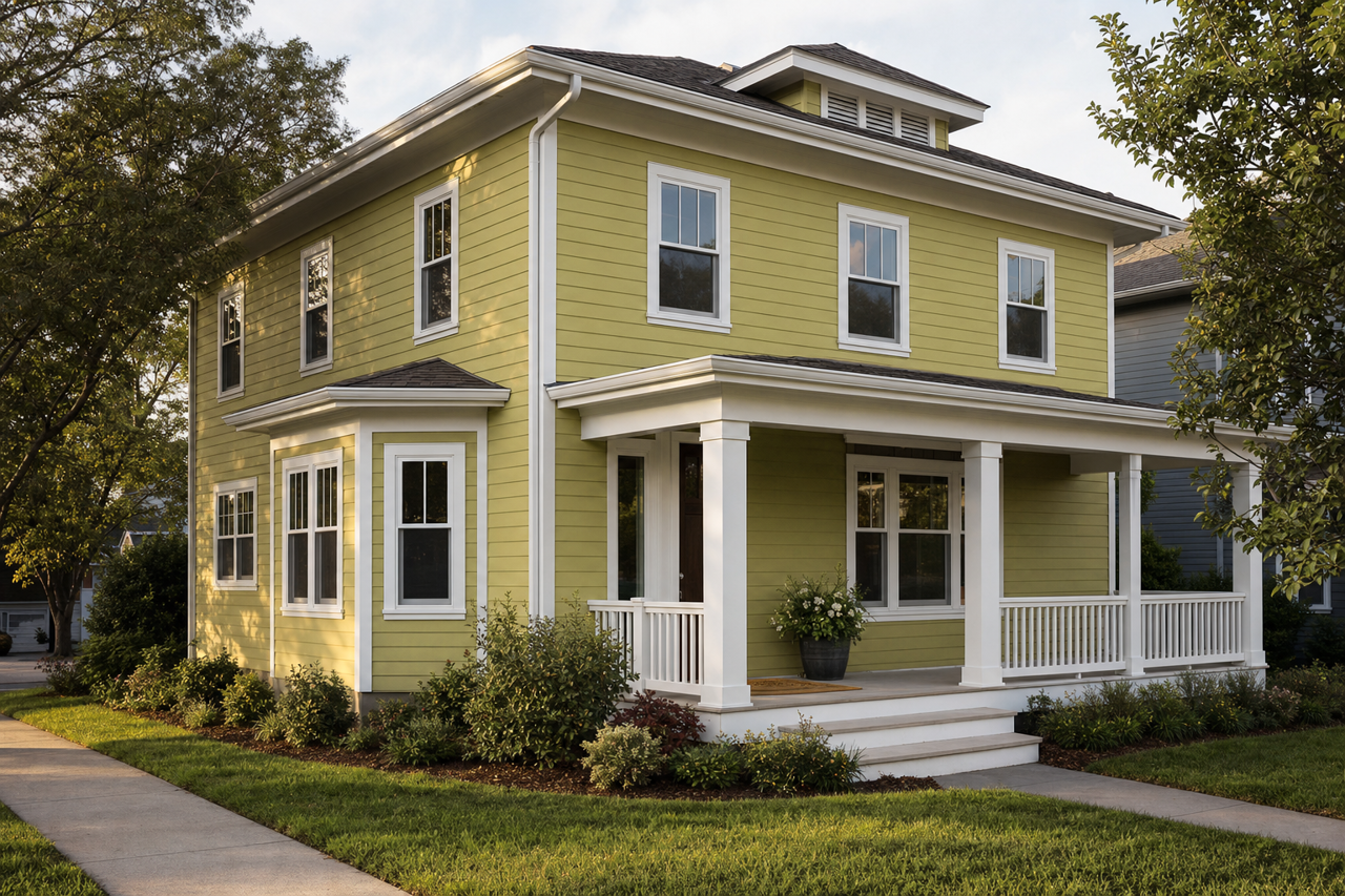 Crushed Oregano by Valspar on exterior