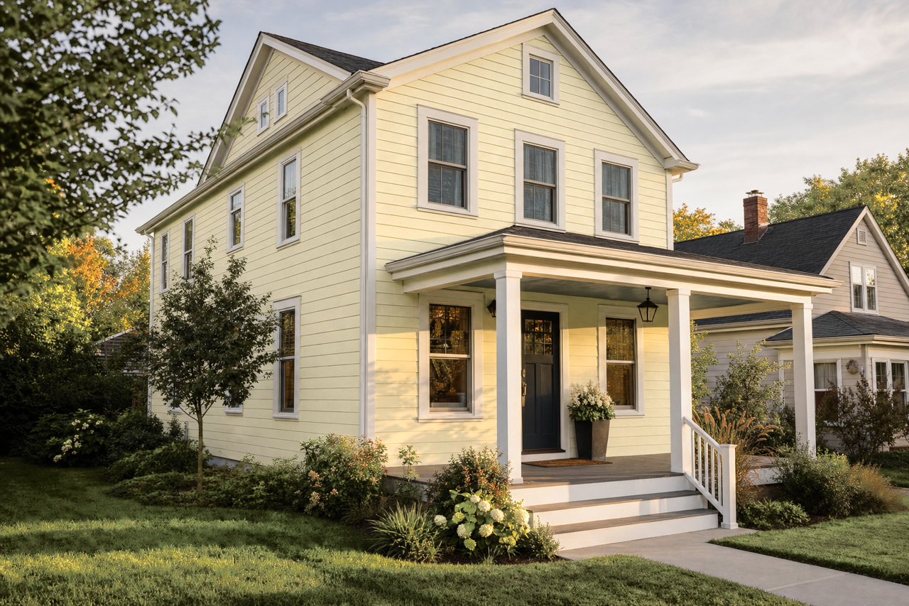 Grasshopper by Valspar on exterior