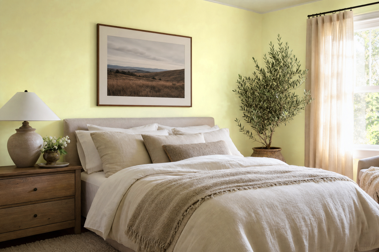 Grasshopper by Valspar on interiors