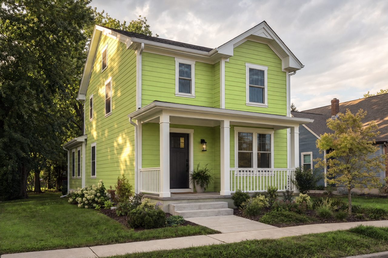 Temptation by Valspar on exterior