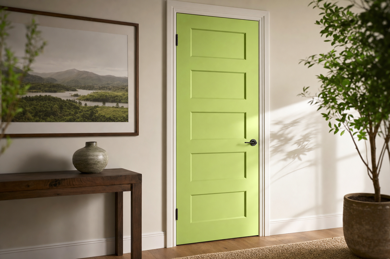 Temptation by Valspar on interior-doors