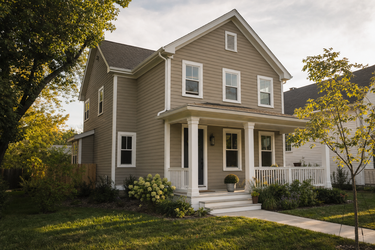 Sandalwood by Valspar on exterior