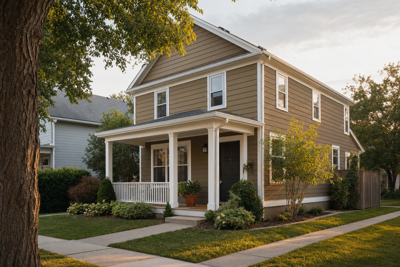 Prairie Foliage by Valspar on exterior
