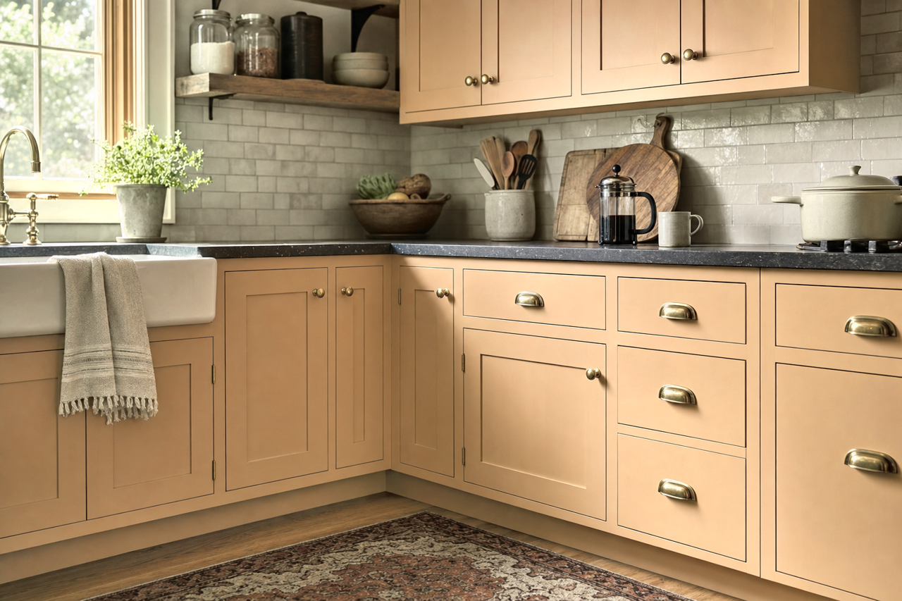 Epic by Valspar on cabinets