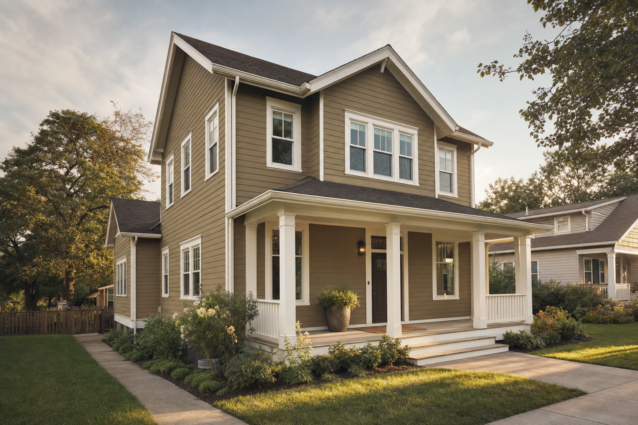 Valencia Moss by Valspar on exterior