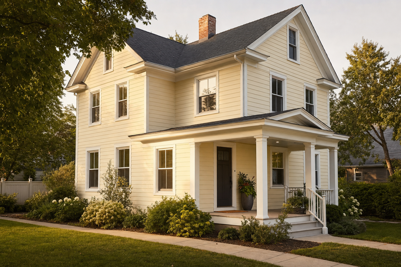 Desert Flower by Valspar on exterior