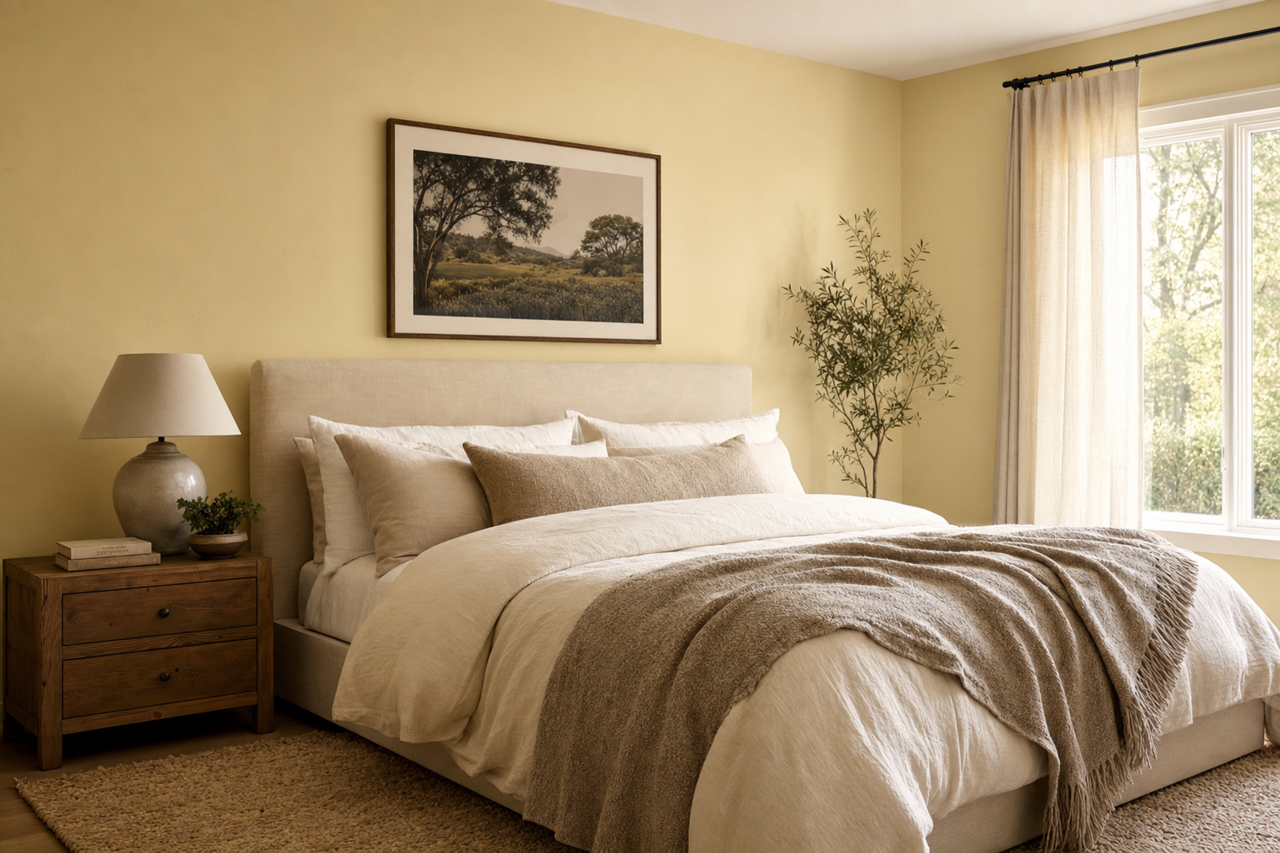 Desert Flower by Valspar on interiors