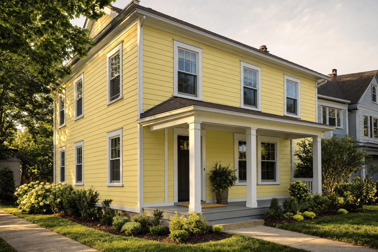 Greek Tapenade by Valspar on exterior