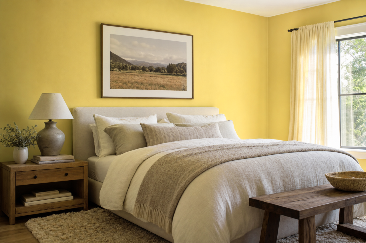 Greek Tapenade by Valspar on interiors